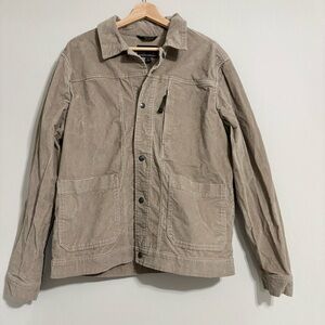 Banana Republic Tan Corduroy Front Button Up Jacket